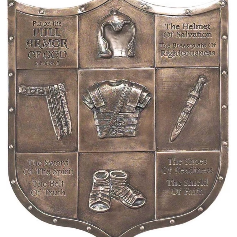 12” Dicksons 'Full Armor of God' Decorative Wall Plaque  *New in box.